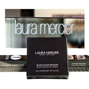 Laura Mercier Blush Color Infusion & Volume Mascara Bundle New In Box Full Size